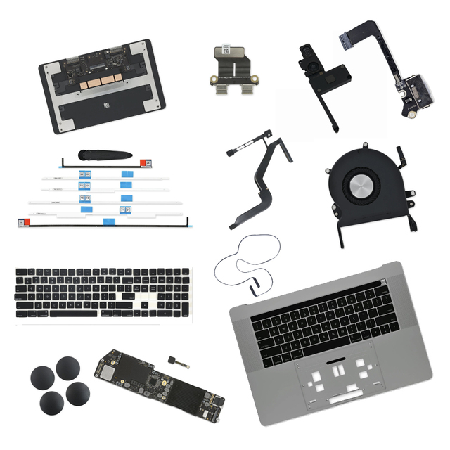 Wholesale All Brand Laptop Spare Parts Case Cover Charger Adapter Keyboard Battery New 90 Days Warranty Replacement Black