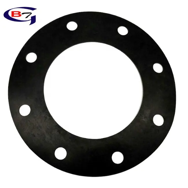 Factory Made Injection Mold Good Quality Customized Molded Epdm Fkm Seal Heat Resistant Flange Rubber Gasket