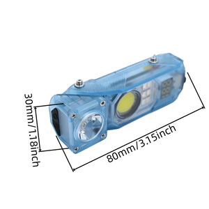 Lampe frontale EDC démontable avec clip portable LED brillante, mini lampe frontale réglable pour l'extérieur et la réparation - Product Image 3