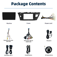 Autoradio pour Toyota Corolla E170 E180 2014 2015 2016 2017 Android 14 8 cœurs UIS7865 Écran CarPlay sans fil DSP Stéréo de voiture