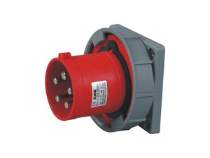 CEE Ổ Cắm Điện Công Nghiệp IP67 Màu Đỏ 220-380V 63A 5 Chân 3P + N + E Ổ Cắm Gắn Bảng Điều Khiển - Product Image 2