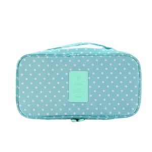 Bolsa de Almacenamiento de Ropa Interior con Diseño Floral, Organizador de Sujetadores Rectangular para Viaje, Bolsa de Aseo Portátil Impermeable, Tamaño Extra Grande - Product Image 3