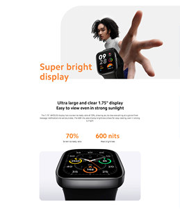 适用于小米红米手表 3 Android AMOLED 健身追踪器 GPS 导航 睡眠追踪 回答电话 定位指南针 AI 语音 - Product Image 3
