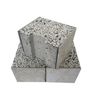 Trọng lượng nhẹ cách âm <span class=keywords><strong>EPS</strong></span> xi măng Sandwich Panel chống cháy bê tông đúc sẵn cho kho bên ngoài bức tường - Product Image 1