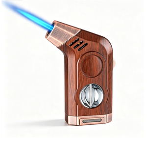 Hot Sale Premium Blue Flame Cigar <b>Lighters</b> Torch Cigar <b>Lighter</b> Cigar <b>Lighter</b> Torch for <b>Windproof</b> Cigar Lighting at Home Bar - Product Image 1