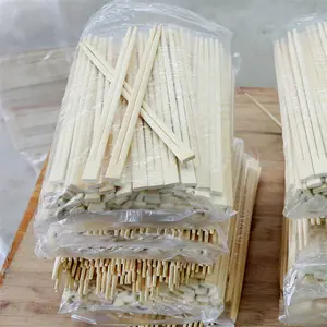 Set sumpit bambu Sushi sekali pakai Pouches Pouch Paper Square Twin Sushi Stick mudah alami sumpit