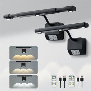 Motion Sensor Picture <strong>Light</strong> <strong>Extendable</strong> Bar ,LED <strong>Wall</strong> <strong>Light</strong> 5000mAh Rechargeable Battery for Artwork, Photos, Hallway, Bedroom - Product Image 1