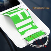 Casing ponsel pita warna Z Flip7 Z Flip6 Z Flip5 PC casing untuk Samsung Galaxy Z Flip4 Z Flip3 Strap dapat ditarik