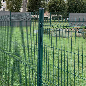 Clôture de sécurité décorative 3D en acier au carbone, finition galvanisée, écologique, durable, portail en fil de fer soudé pour ranch/jardin/allée - Product Image 1