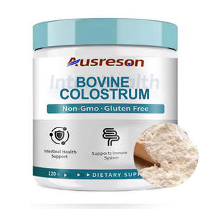 Poudre de protéines de <span class=keywords><strong>colostrum</strong></span> de lait de Nouvelle-Zélande Poudre de <span class=keywords><strong>colostrum</strong></span> 70% Complément alimentaire pour la santé intestinale Matière première Poudre de <span class=keywords><strong>colostrum</strong></span> bovin - Product Image 2