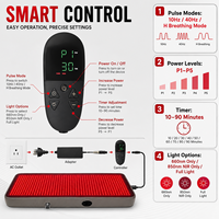 Thérapie par lumière rouge pour soulager la douleur corporelle, infrarouge 660nm 850nm, chaleur, gonflable, qualité professionnelle, usage domestique, récupération musculaire