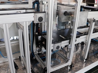 Système de convoyeur à palettes à double vitesse, prix d'usine, profil en aluminium à synchronisation en caoutchouc, vitesse réglable pour la production de batteries au lithium