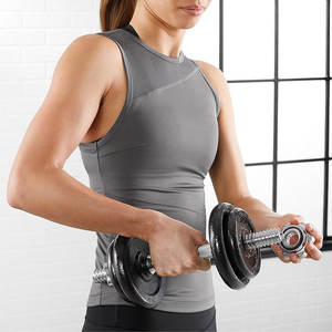 Juego de Mancuernas Ajustables OEM Personalizables de Venta al por Mayor de Fábrica con Estuche, Equipo de Gimnasio de Pesas Libres Brillantes de Alta Calidad - Product Image 5