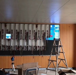 <span class=keywords><strong>LED</strong></span> pantalla de publicidad interior máquina de publicidad <span class=keywords><strong>led</strong></span> flexible pantalla de vídeo de pared de vídeo conferencia pantalla - Product Image 4