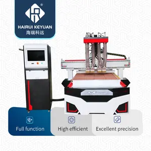 Büyük boy ahşap masa ahşap yönlendirici 2060 Atc alüminyum 4X8 Cnc Router kesim freze makinesi için Metal altın