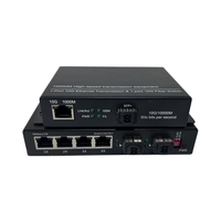 OEM Factory 10G SFP to RJ45 High Performance Long Distance DC 12V Fiber Optic Media Converter & Transceivers