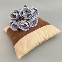 Rosa Artificial Austin Especial para Exportación, 7 Cabezas, Flor Artificial para Ramos de Boda y Decoración del Hogar