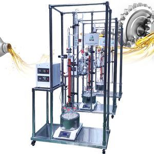Aparato de destilación de vidrio de borosilicato alto esférico de laboratorio, motor de CC sin escobillas, calefacción eléctrica alta - Product Image 4