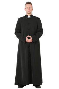 Tunica Romana per Clero, Abito Liturgico per Sacerdoti Adulti, Stile Prete o Servitore d'Altare, Monopetto, 3 Colori - Product Image 2