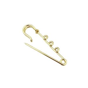 Eşarp düğmesi Pin 3/5 halka emniyet uzun Pin emniyet pimi broş toka Diy aksesuarları - Product Image 1