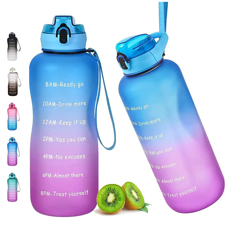 Botella Deporte Garrafa Motivacional 2L 2 Litr Bộ 3 Pcs Motivational 2 L Chai Nước Với Thời Gian Tem