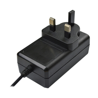 Adaptateur secteur mural AC/DC 12V 2.5A 30W, norme DOE niveau VI, prises US, EU, UK, AU, DC5.5*2.1mm, CE, FCC, RoHS, pour petits appareils électroniques, OEM