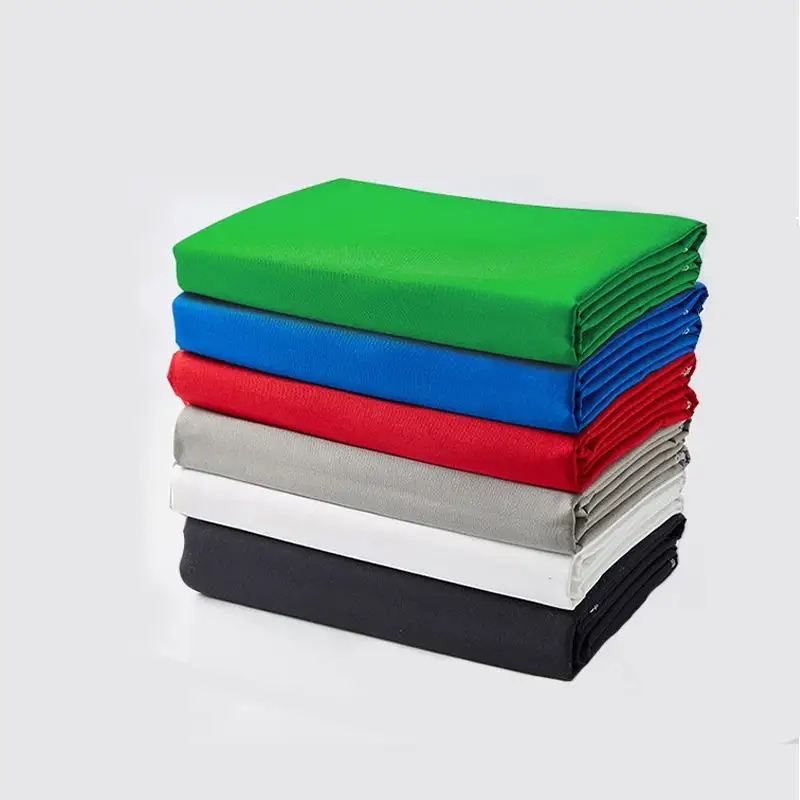 Großhandel 3*4m tragbare Vliesstoff-Hintergrund grüne Leinwand chromatischer Fotostudio-Hintergrund