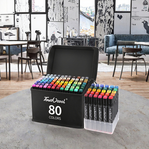 Set di <span class=keywords><strong>pennarelli</strong></span> per l'arte della pittura permanente a base di <span class=keywords><strong>alcool</strong></span> a 80 colori - Product Image 3