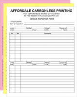 Fournisseur de formulaires de facturation personnalisés, 3 parties, sans carbone, papier sans carbone