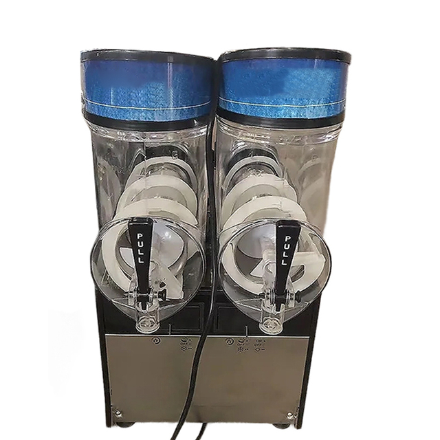 Automatic Industrial Stainless Steel Commercial Slush Machine with Food Grade Components for Iced Cream and Smoothie Making