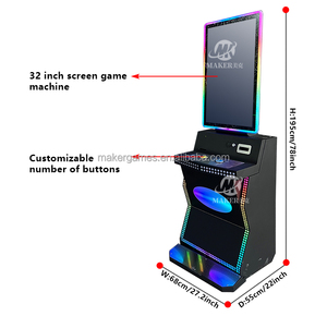 Nhà Sản Xuất Nguồn Nhà Máy 32 Inch Màn Hình Cảm Ứng Trò Chơi Máy Kim Loại Tủ Kỹ Năng Máy Lửa Liên Kết Phòng Kỹ Năng Trò Chơi - Product Image 5