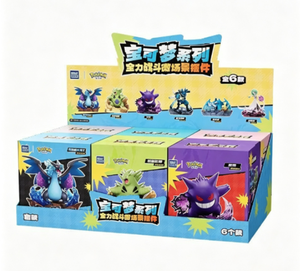 Figura oficial de Pokémon en caja sorpresa, serie All-Out Battle, pieza de exhibición, Mega Charizard X, Gengar, juguete de moda para regalo - Product Image 2