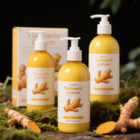 Lotion Corporelle Éclaircissante à Marque Blanche Aloe Vera Curcuma Acide Hyaluronique Crème Hydratante et Blanchissante 24 Heures