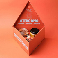 Boîtes à gâteaux en papier kraft triangulaires avec séparateur, fourniture d'usine