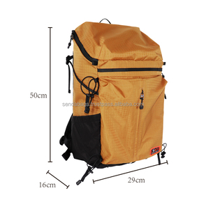 Sac à dos pour ordinateur portable en polyester écologique pliable et imperméable pour l'extérieur, style classique personnalisé, léger et durable - Product Image 3