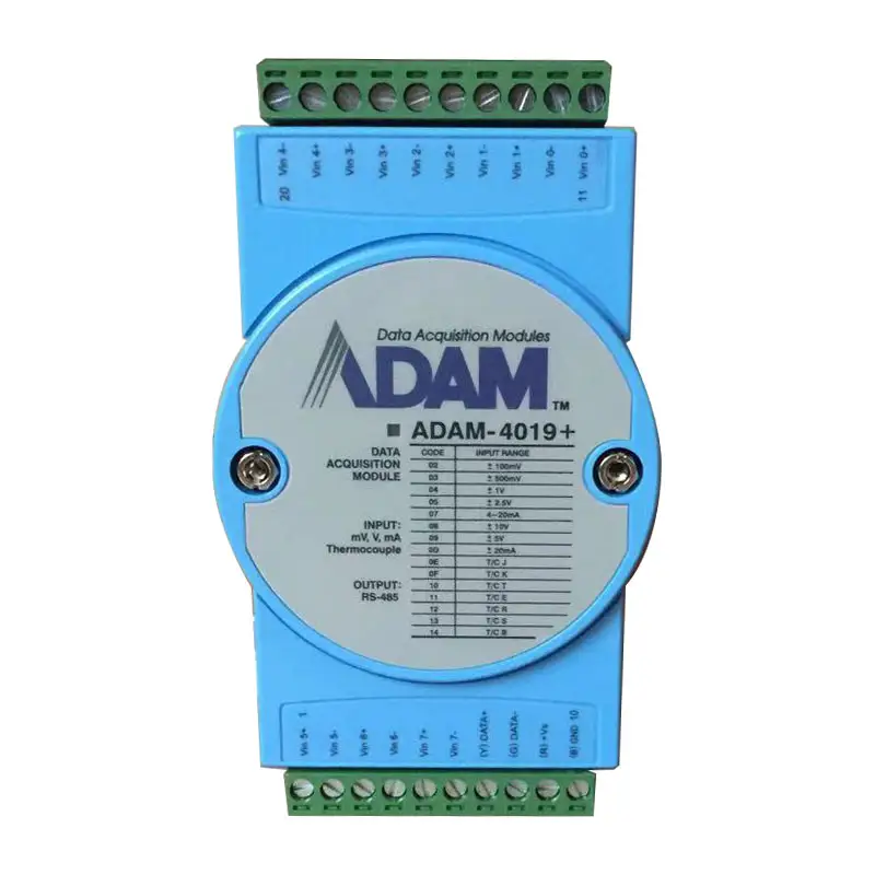 factory sell customized Advantech 8 universal analog input modules ADAM-4019+-F industrial computer