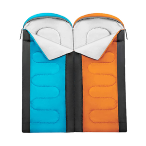 Sac de couchage léger et imperméable en coton/polyester pour adulte, pour l'extérieur et le camping - Product Image 1