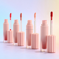 Vente en gros en vrac brillant à lèvres rose personnalisé votre marque hydratante marque privée lèvres vendeur végétarien liquide rouge à lèvres Nude Lipgloss