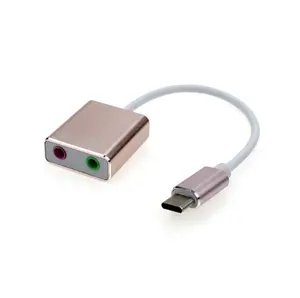 Высококачественная Hi-Fi Волшебная Голосовая звуковая карта 7.1CH USB3.1 Type-C для звуковой карты с аудиокартой USB