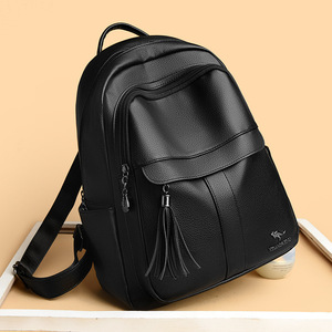 Women's <b>Backpack</b> Fashion Design High Quality PU Leather Female School Bag Multifunction <b>Large</b> Capacity Travel <b>Backpacks</b> - Product Image 2