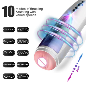 Elektrischer Masturbator Automatic Telescopic <strong>Japanese</strong> <strong>Male</strong> <strong>Penis</strong> Masturbation Heating Vibrating Masturbator Adult Sex Toys - Product Image 6