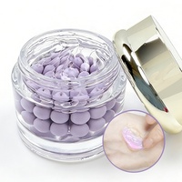 Crème Visage Anti-Âge Éclaircissante et Raffermissante au Collagène, Centella, Bave d'Escargot, Perle et Caviar, à Base de Plantes, Marque Blanche, Certifiée GMP