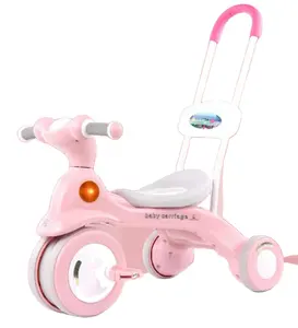 Giro del bambino del fornitore della cina sul triciclo di plastica del bambino del metallo di sicurezza dei Trikes dei bambini dell'automobile del giocattolo