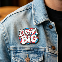 Promotion : Broches en émail souple et dur, artisanat métallique en gros, pour la décoration de vêtements, chapeaux et t-shirts, broches personnalisées avec LOGO, épingles de revers positives