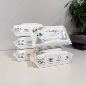 OEM Bamboo <span class=keywords><strong>Pet</strong></span> Wet <span class=keywords><strong>Wipes</strong></span> Fabricante | <span class=keywords><strong>Organic</strong></span> <span class=keywords><strong>Pet</strong></span> Limpeza e Grooming <span class=keywords><strong>Wipes</strong></span> Fábrica Fornecedor - Product Image 5