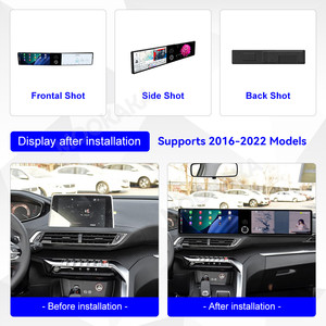 MOOKAKA Double <span class=keywords><strong>autoradio</strong></span> Android 14 de 12.3 pouces pour <span class=keywords><strong>Peugeot</strong></span> 4008 2016-2022 <span class=keywords><strong>Autoradio</strong></span> multimédia GPS Navi sans fil CarPlay Unité principale - Product Image 3