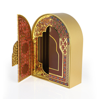 Diseño personalizado Dubai lujo rígido doble puerta abierta magnética 50ml 100mL juegos de botellas de Perfume cartón embalaje caja de regalo