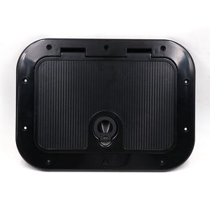 Escotilla <span class=keywords><strong>de</strong></span> Acceso para <span class=keywords><strong>Cubierta</strong></span> Marina, Escotilla <span class=keywords><strong>de</strong></span> Inspección Extraíble con Pestillo para <span class=keywords><strong>Barco</strong></span>, Kayak, Canoa, Escotilla <span class=keywords><strong>de</strong></span> Acceso Marina Blanca y Negra con Cerradura - Product Image 1
