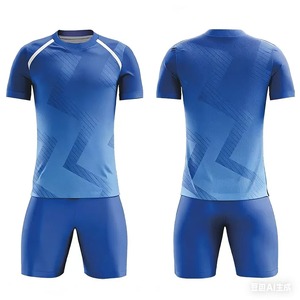 Completo da <span class=keywords><strong>Calcio</strong></span> Personalizzato a Maniche Corte in Poliestere ad Asciugatura Rapida per Adulti, Set per Allenamento di Club Calcistici - Product Image 4