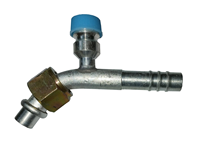 Raccord de climatisation automobile RETEKOOL en aluminium, 90 degrés, avec joint torique, raccord de tuyau Beadlock, R134a # 6 # 8 # 10 # 12